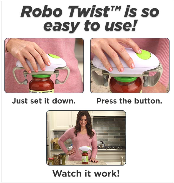  Robo Twist Electric Jar Opener– The Original RoboTwist